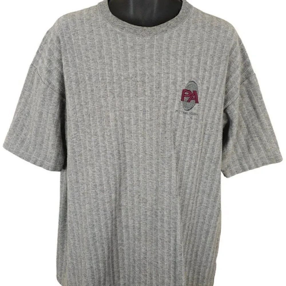 Vintage Pittsburgh T Shirt Mens Size XL 90s Pennsylvania Herringbone Made In USA
